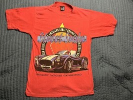 Vintage Sun Sportswear American Street Racing Street Snake T Shirt Red M... - $14.85