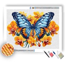 Butterfly diamond painting kit 760407 thumb200
