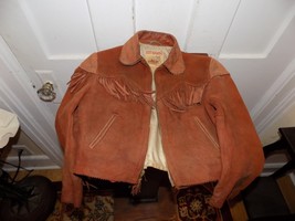 Vintage Roy Rogers Child’s Leather Fringe Coat - $62.45 CAD