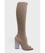 NEW MISSONI Brown Glitter Fabric Lurex Heeled Boots (Size 38) - MSRP $94... - £314.50 GBP