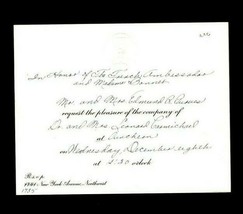 American Institute of Architects Luncheon Personal Invitation - December 8, 1954 - £11.19 GBP