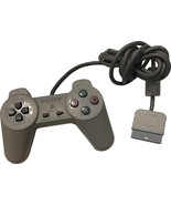 PlayStation Wired Controller Sony PS1 Official OEM Gray SCPH-1080 Tested... - £15.92 GBP