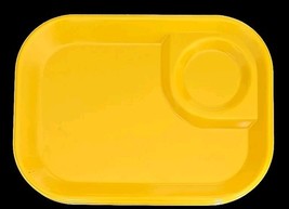 Four (4) RUBBERMAID Dinnerware Tray ~ Plastic ~ Yellow ~ 8.5&quot; x 11.75&quot; x... - $50.00