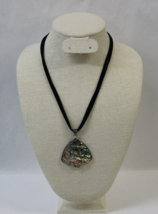 LUC 925 Sterling Silver Abalone Shell Shaped 18&quot; Necklace - $25.00