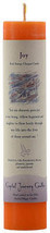 Reiki Charged Joy Pillar Candle - 7 Inch Handcrafted Essential Oil Blend - $46.49