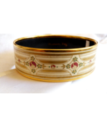 Michaela Frey Art Enamel 24k Gold Decorated steel base Bangle Bracelet A... - £198.32 GBP