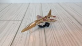 Fighter Jet Army Tan Brown Camouflage Die Cast Toy Airplane Aircraft Veh... - $7.91