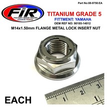 Titanium rear Axle Spindle Wheel metal lock insert nut Yamaha YZ85 2009-2018 - £17.51 GBP