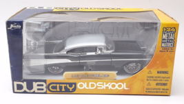 Jada Toys 1/24 57&#39; Chevy Bel Air Dub City Old Skool Bel Air Diecast Meta... - $42.66