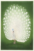 13262.Wall Decor Poster.Oriental Asian design.Japan Ohara Koson painting.Peacock - £12.91 GBP+