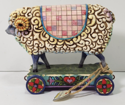 Jim Shore Heartwood Creek Wooly Ram 4008181 Retired Folk Art Sheep 2007 ... - £18.67 GBP