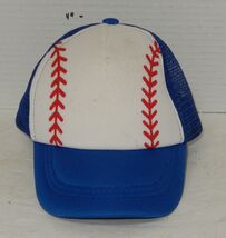 Kids Baseball Hat Cap Adjustable Blue Red white - $14.80