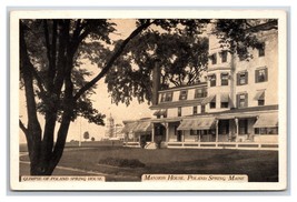 Mansion House Poland Springs Maine ME UNP Lumitone WB Postcard Y7 - £2.33 GBP