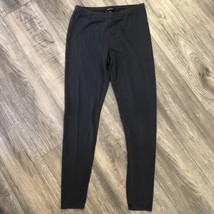 Eileen Fisher System GRAPHITE Gray Hi Waisted Tencel Ankle Leggings Size... - $27.80