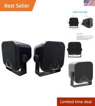 4-Inch Waterproof Marine Speakers - Compact Stereo System for Outdoor Ad... - $54.00