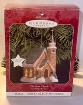 1998 The Stone Church Candlelight Service Hallmark Keepsake Magic Orname... - $13.93 CAD