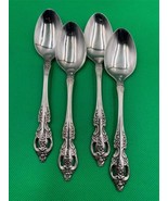 Set of 4 Oneida Community Stainless Steel RENOIR / PEMBROKE Teaspoons - €43,34 EUR