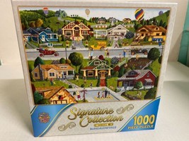 Signature Collection1000 Piece Puzzle 82110 Series II Bungalowville Scene - $8.90