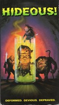 HIDEOUS! (vhs) collection of freaks become re-animated, deleted title - £11.98 GBP