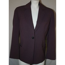 Coldwater Creek Women&#39;s Purple Blazer Suit Coat Jacket Work Office Size 6 - £39.32 GBP
