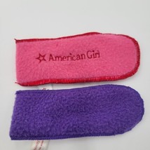 American Girl Doll 2 Glass Cases Pink Red/Purple For 18&quot; Dolls - £8.31 GBP
