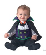 Super Cute Infant 6-12 mos Count Vampire Halloween Costume Fantasia Vampiro - £22.76 GBP