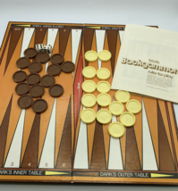 Vintage Backgammon Game Whitman 1973 Made in USA - £14.28 GBP