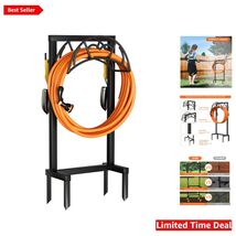 Weather Resistant Metal Garden Hose Holder - Supports 150ft Hoses Effort... - $83.11