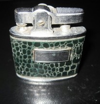 Vintage FIRE-LITE CHIEF Faux Alligator Reptile Wrap Automatic Petrol Lighter - £18.80 GBP