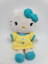 Sanrio Hello Kitty 5&quot; Plush Stuffed Toy Yellow Blue Overalls Dimpy Stuff - £9.45 GBP
