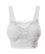 Sexy Lingerie Lace Stitching Sports Bra - $306.32 MXN