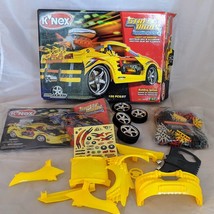 K'Nex Street Mods GT Tuner Spec A Racing Car Yellow Building Toy 12027 Opened  - $8.86
