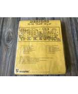 1976 Rug Crafters Speed Tufting Pattern 35-205 &quot;Train&quot; (18&quot; x 48&quot;) NEW S... - $1,041.46 MXN