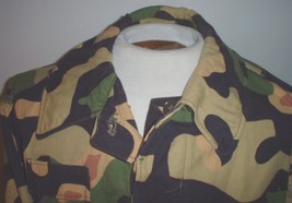 Czech Army Cold War coat VZ-60 vintage 1961 Czechoslovakia camouflage sa... - $135.00