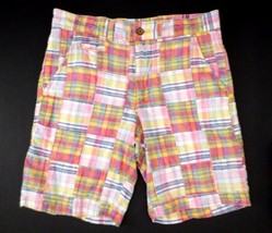Washed Stoned and Beaten 1946 Men&#39;s Casual Walking Shorts 33 Patch Plaid - £15.82 GBP