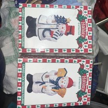 Holiday Collection Snowmen Figurines  Lot Of 2 Resin With Original Boxes - £10.90 GBP