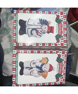 Holiday Collection Snowmen Figurines  Lot Of 2 Resin With Original Boxes - £11.01 GBP