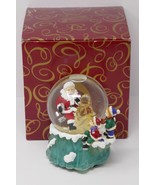 The San Francisco Music Box Company Santa Carving Tree Waterglobe Deck T... - £38.24 GBP