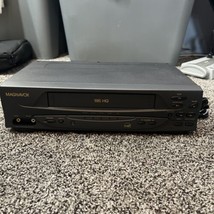 Philips Magnavox VCR VR201BMG23 VHS/HQ With Remote Working - £19.52 GBP