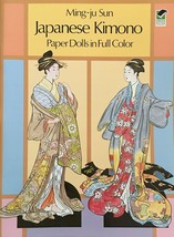 Japanese Kimono Paper Dolls (Dover Paper Dolls) by Ming-Ju Sun - $12.79