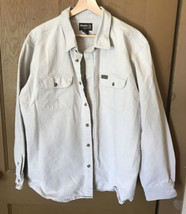 Men&#39;s Gander Mountain Guide Series Heavy 100% Cotton Shirt XL Long Sleeve Clay - £15.40 GBP