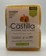 (4) bars Pack Castile Glycerin, Honey &amp; Aloe Talisman Jabon Castilla Mie... - £11.44 GBP