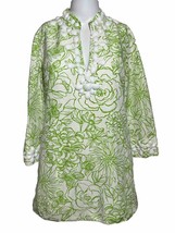 Lilly Pulitzer Women’s Size 6 Small Silk Blend Lined Beaded Tunic Top - AC - £27.22 GBP