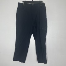 Eddie Bauer Women&#39;s Size 4 Black Trail Pants Outdoor Hiking Utility Stretch - $21.00