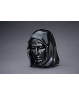 Handmade Cremation Urn for Ashes &quot;The Holy Mother&quot; - Large | Black Gloss... - £356.61 GBP+