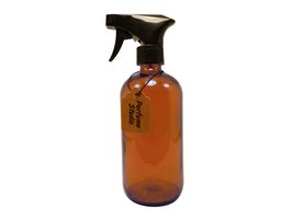 Perfume Studio Amber Glass Boston Round Bottle with Trigger Sprayer - Pe... - £9.58 GBP+