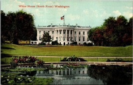 Washington D.C. White House South Front Chrome Unposted Vintage Postcard - £5.88 GBP