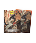 1 pack of 100 Dragon Shield Valentine Dragons 2021 Brushed Art Standard ... - $25.44 CAD