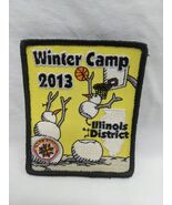 Winter Camp 2013 Illinois District Hook And Loop Embroidered Patch 3&quot; X ... - €8,38 EUR