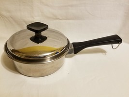 Vintage Fashion Manor J.C. Penny Stainless Steel Small Pot Pan &amp; Lid - £15.81 GBP
